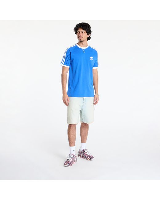 Adidas Originals Blue T-Shirt Adidas 3-Stripes Tee