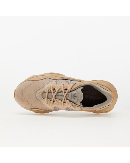 Adidas Originals Natural Adidas Ozweego St Pale Nude/ Light Brown/ Solar Red for men