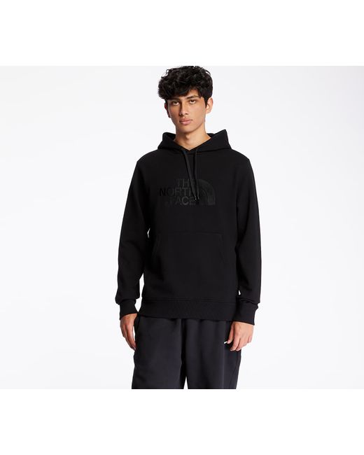 The North Face Sweatshirt Light Drew Peak Pullover Hoodie Tnf Tnf in Black for Men Lyst