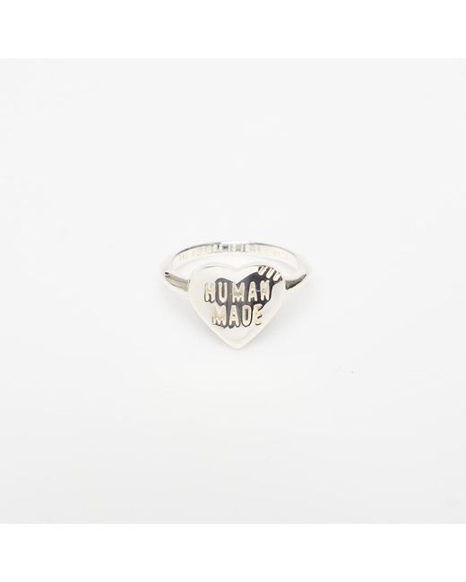 Human Made White Ring Heart Ring