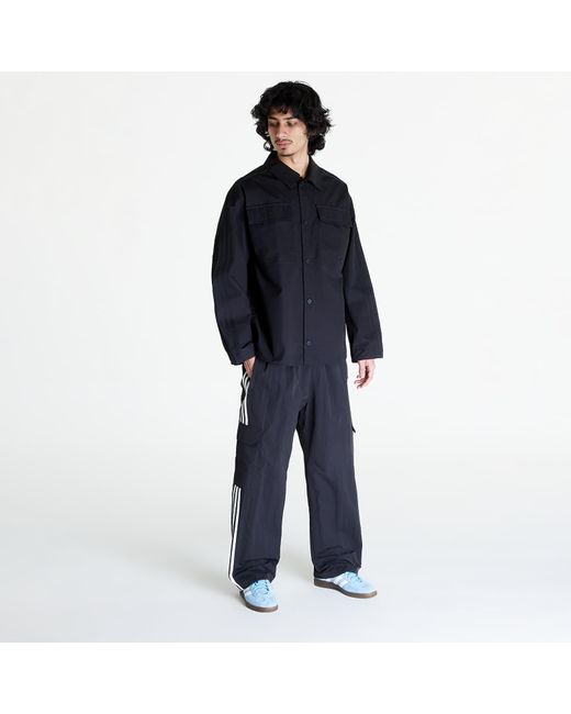 Adidas Originals Blue Adidas Premium Essentials+ Long Sleeve Shirt for men