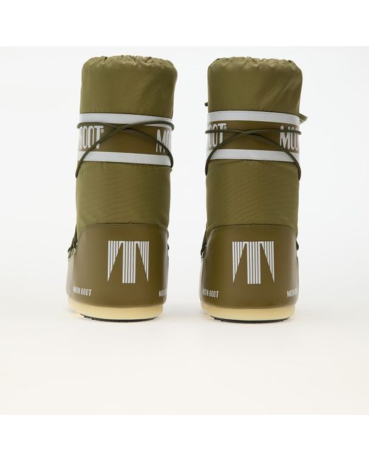 Moon Boot Green Sneakers Icon Nylon