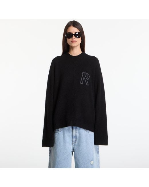 Represent Black Sweater Logo Sweater