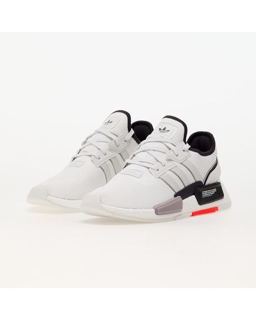 Adidas Originals Adidas Nmd_g1 Crystal White/ Grey One/ Solid Red for men
