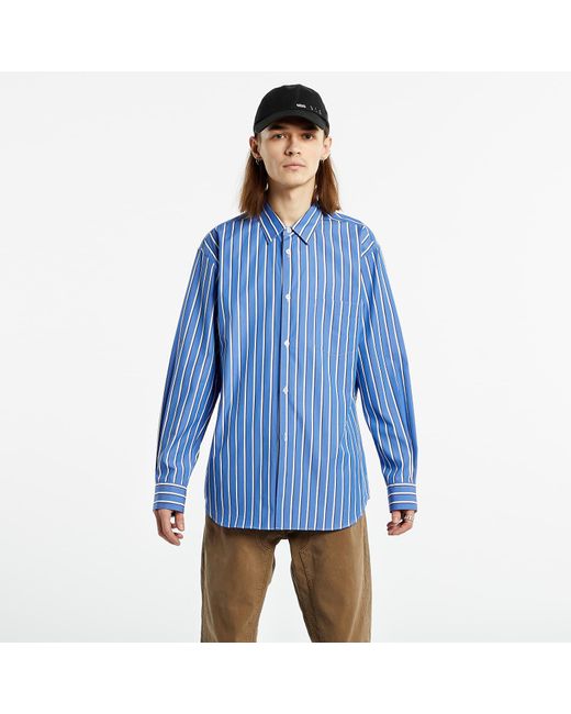 Comme des Garçons Blue Forever Shirt Woven 116 Stripe 109 for men