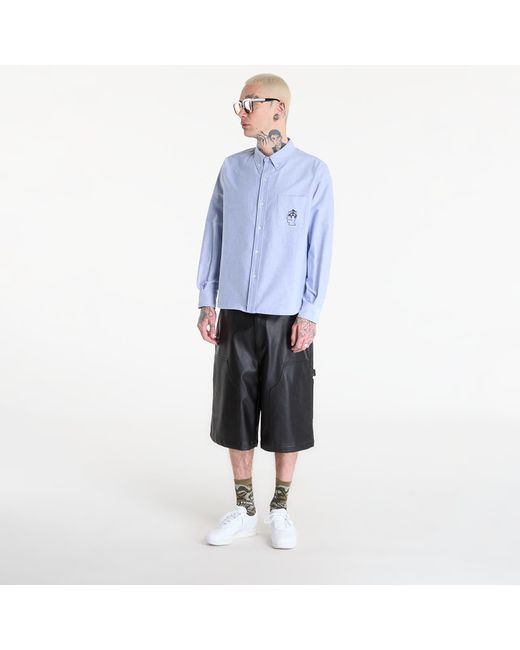 Brain Dead Overhemd Bbc Selvedge Oxford Button Up in het Blue voor heren