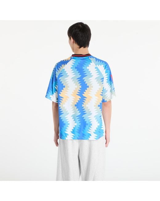Adidas Originals T-Shirt Adidas House Of Tiro X Common Goal Jersey Off/ Semi Ice Tangerine/ Ray in het Blue voor heren
