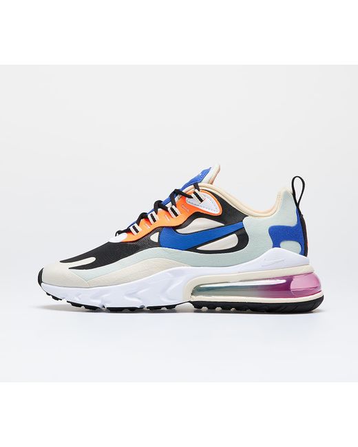 Nike W Air Max 270 React Fossil Hyper Blue Black Pistachio Frost In Brown Lyst
