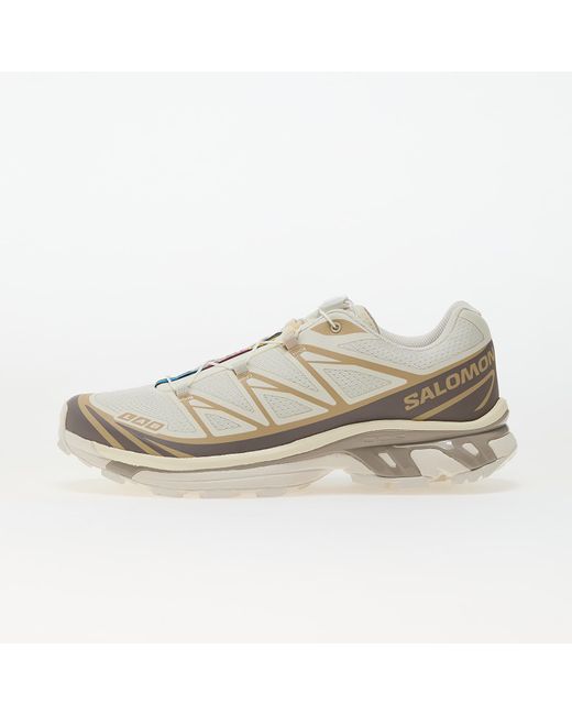 SALOMON ADVANCED White Sneakers Salomon Xt-6 Vanilla Ice/ Iron/ Etherea