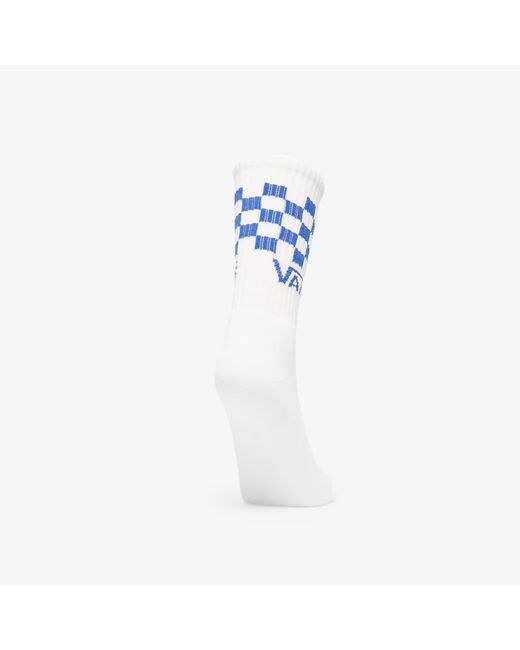 Vans Sokken Classic Check Crew 3-Pack in het White