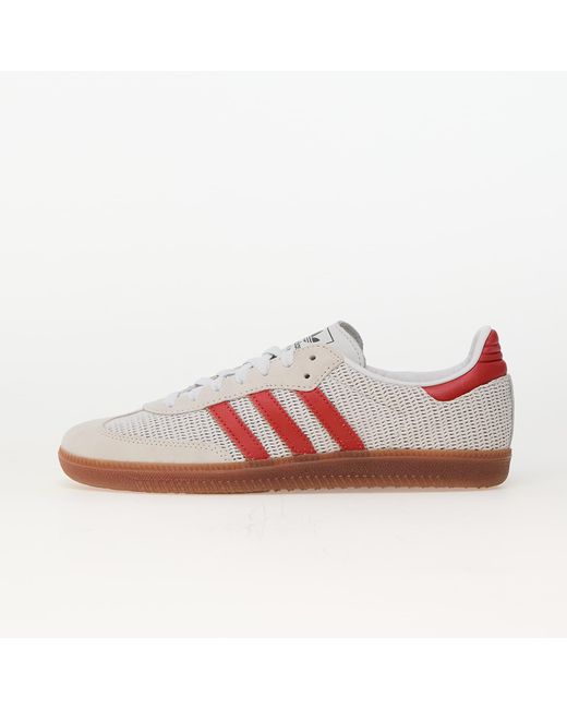 Adidas Originals Pink Adidas Samba Og Crystal White/ Preloved Red/ Gum2 for men