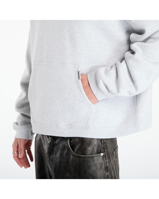 Represent Gray Sweatshirt Initial Boxy Oversized Hoodie