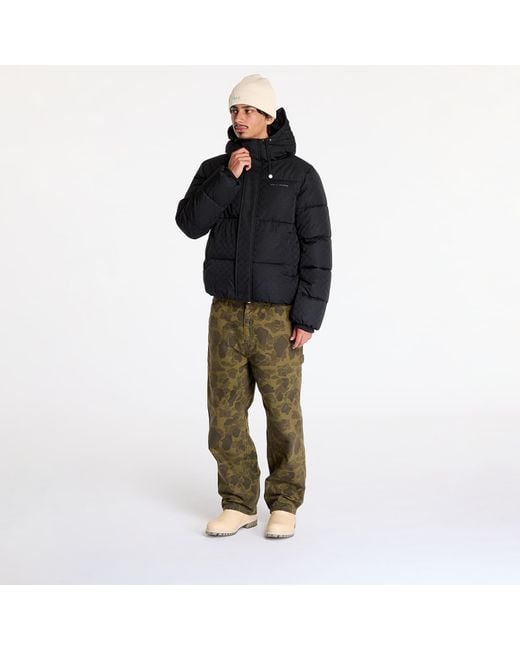 Daily Paper Black Jacket Monogram Puffer Jacket for men