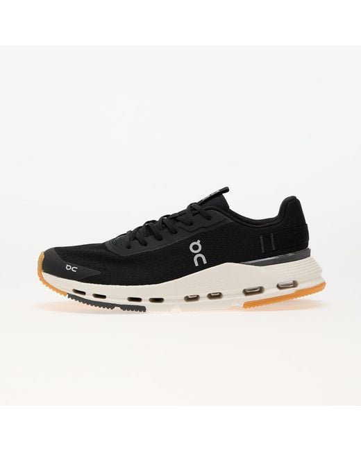 On Shoes Black Sneakers M Cloudnova Form 2/ Ivory for men