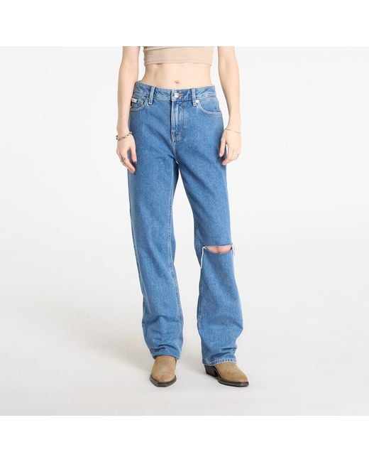 Calvin Klein Women's Blue Jeans Jeans Eu 90S Straight Jeans