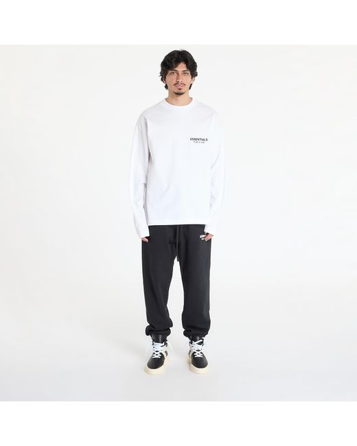Maglietta Classic Fit Long Sleeve Tee di Fear Of God in White da Uomo