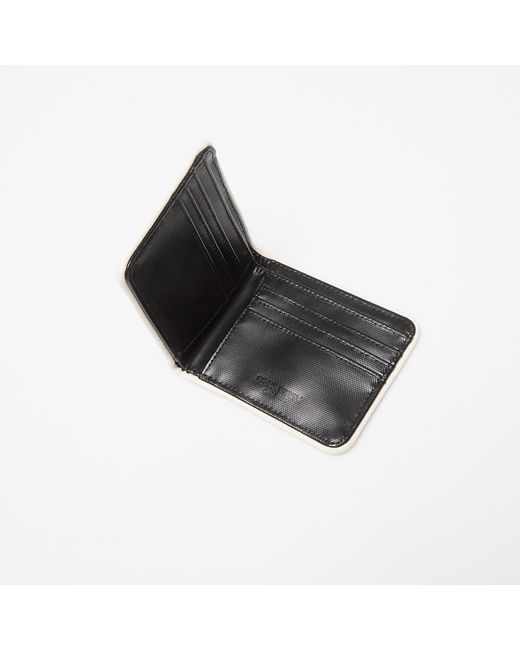 Fred Perry Black Wallet Coated Polyester Billfold Wall/ Ecru