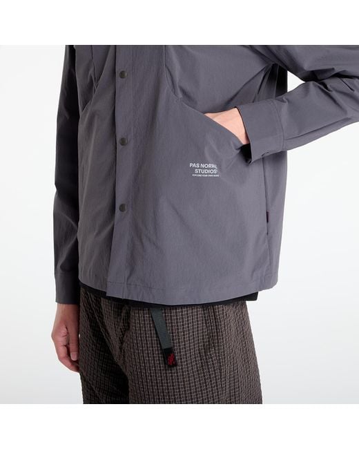 Pas Normal Studios Overhemd Off-Race Tech Overshirt in het Gray