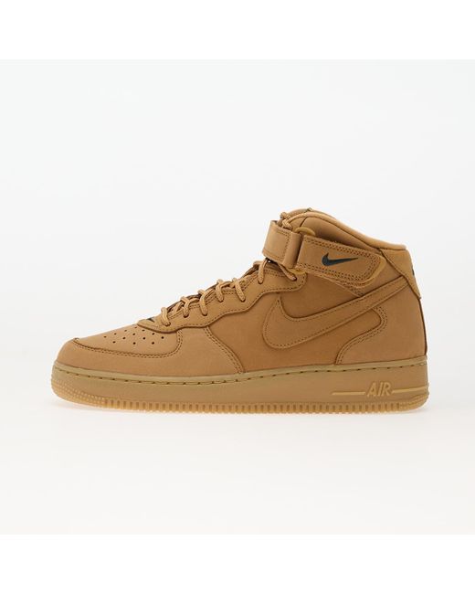 Nike Sneakers Air Force 1 Mid Flax/ Flax-Outdoor Eur in het Brown voor heren
