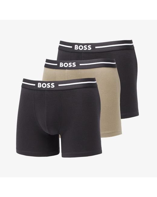 Boss Bold Boxer Briefs 3-pack Black/ Dark Green for men