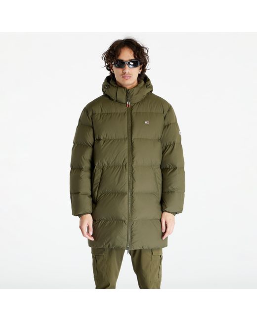 Tommy Hilfiger Green Essential Down Puffer Jacket Grab Olive for men