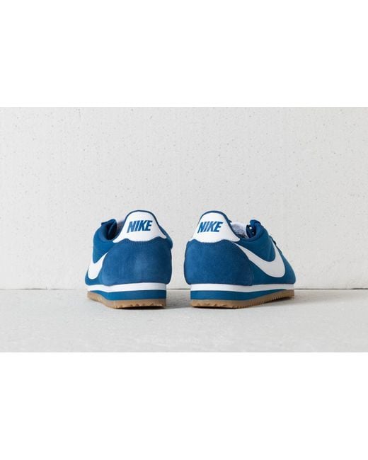 Sobriqueta Opresor admiración Nike Classic Cortez Nylon Gym Blue/ White-gum Light Brown for Men | Lyst
