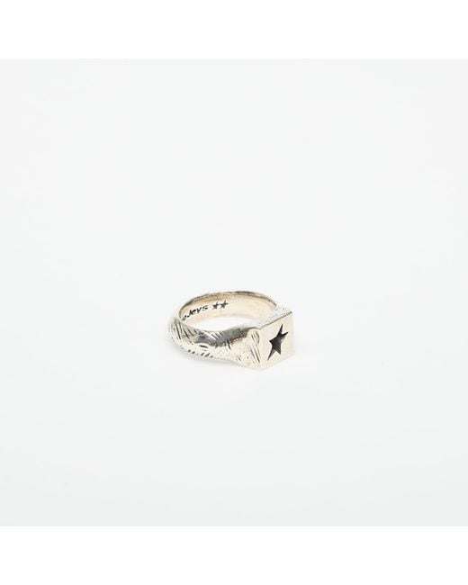 Twojeys Metallic Ring Hollow Star Ring