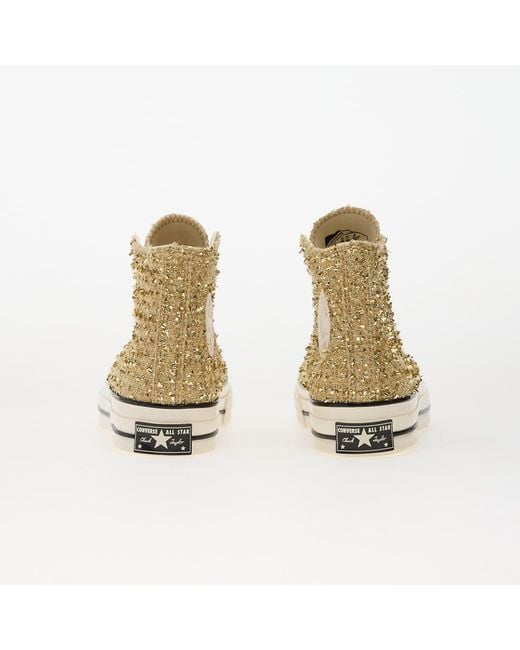 Baskets chuck 70 metallic light gold/ white eur 38 Converse en coloris Natural