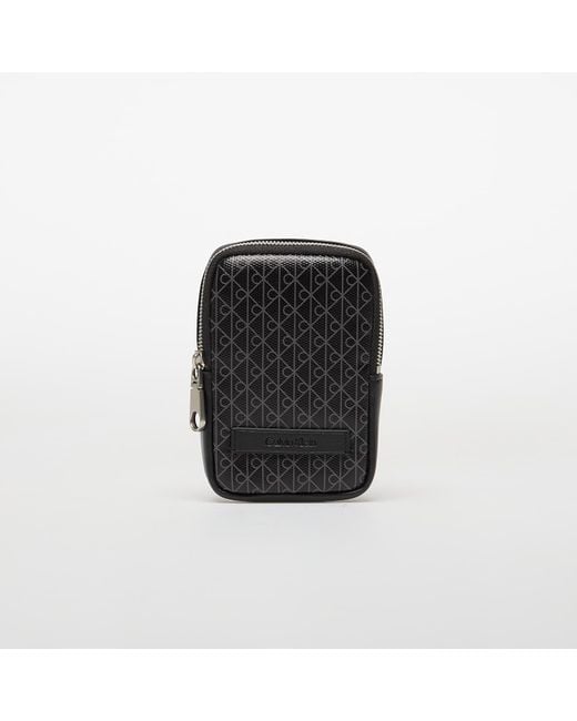 Coated Key Chain Dangle di Calvin Klein in Black