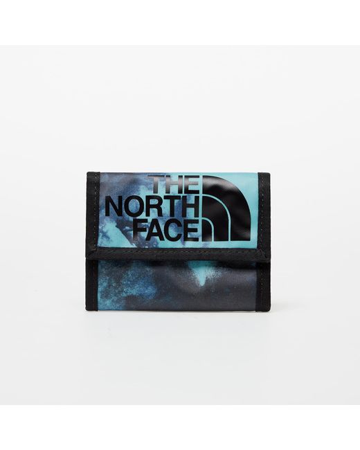 The North Face Green Base Camp Wallet Wasabi Ice Dye Print/ Tnf Black