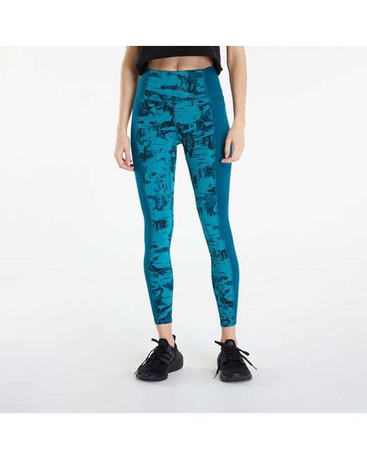 Under Armour Blue Pants Project Rock Let's Go Ankle legging Pt Coastal Teal/ Black/ Silt Xs