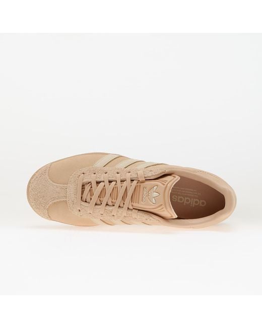 Adidas Originals Natural Sneakers Adidas Gazelle W Halo/ Crew/ Gum