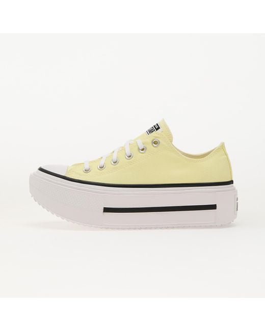 Converse White Sneakers Chuck Taylor All Star Lift Double Stack Lemon Slushy/ Eur