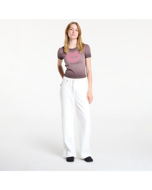 DIESEL Purple T-Shirt T-Ele T-Shirt