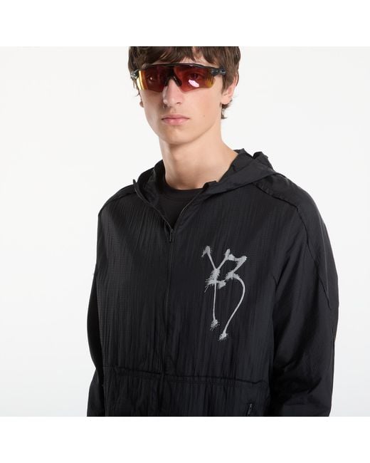 Y-3 Black Jacket X Chito Graphic Running Jacket for men