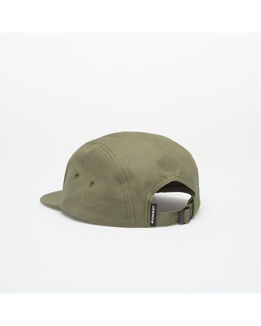Mammut Green Five Panel Cotton Cap