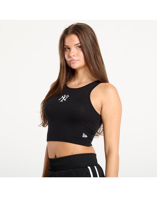 KTZ Black Tank Top Mlb Le Midi Crop New York Yankees