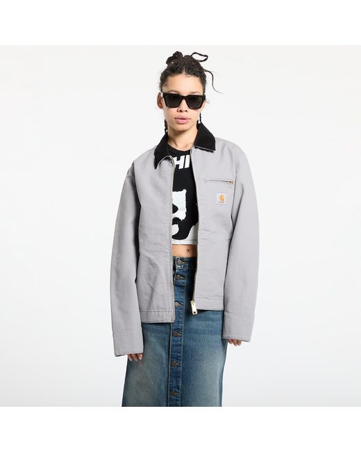 Carhartt Gray Jacke Detroit Jacket Yosemite/ Rinsed