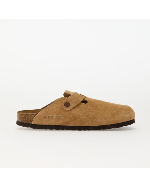 Birkenstock Sneakers Boston Suede Leather Eur in het Brown