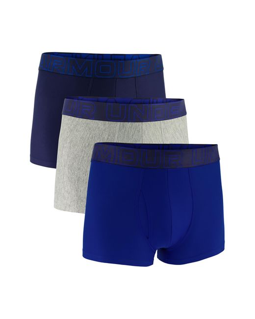 Under Armour Blue 3-pack Performance Tech Boxer Brief for men