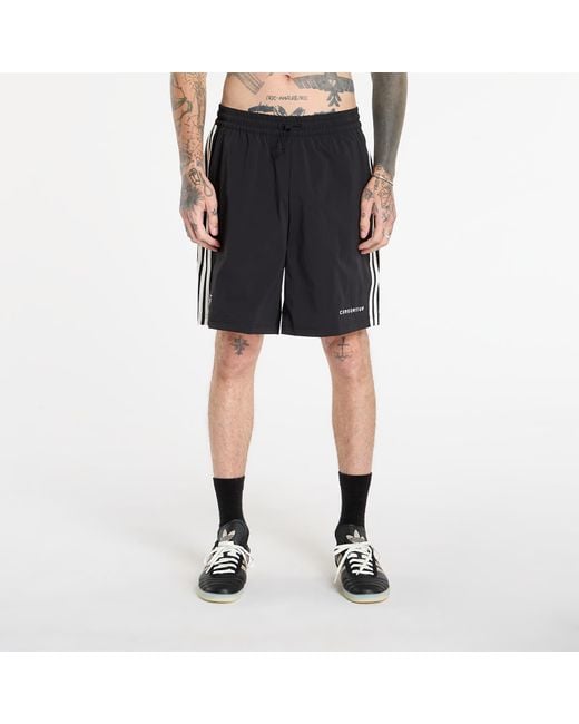 Adidas Originals Black Shorts Adidas Shorts By Consortium for men