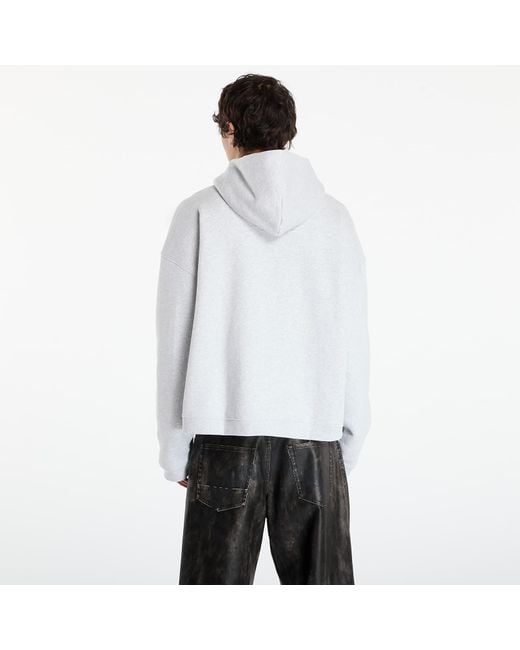 Represent Gray Sweatshirt Initial Boxy Oversized Hoodie