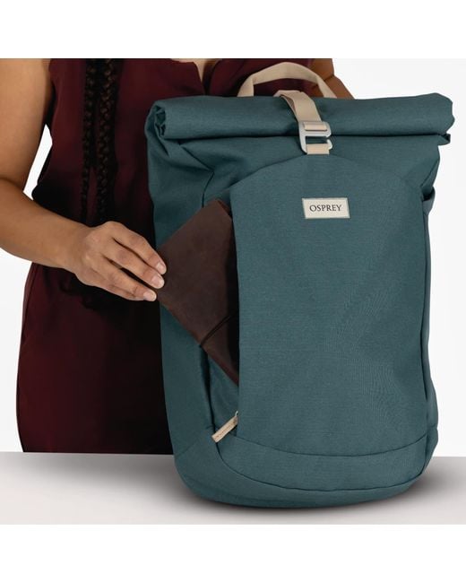 Osprey Blue Arcane Roll Top Backpack