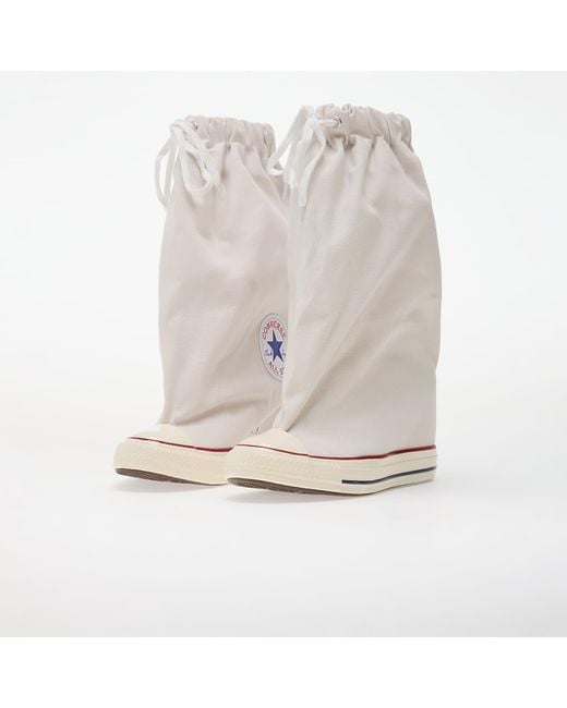 Converse White Sneakers Chuck Taylor All Star Wedge X-Hi/ Egret Eur