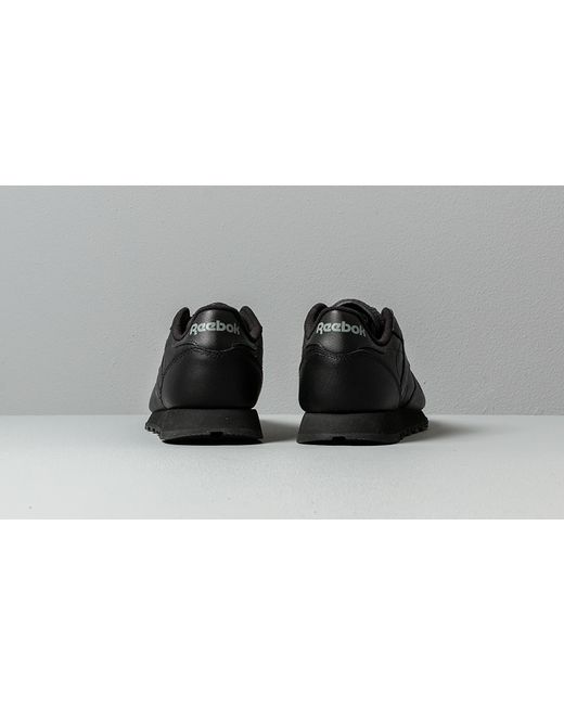 reebok w classic leather black