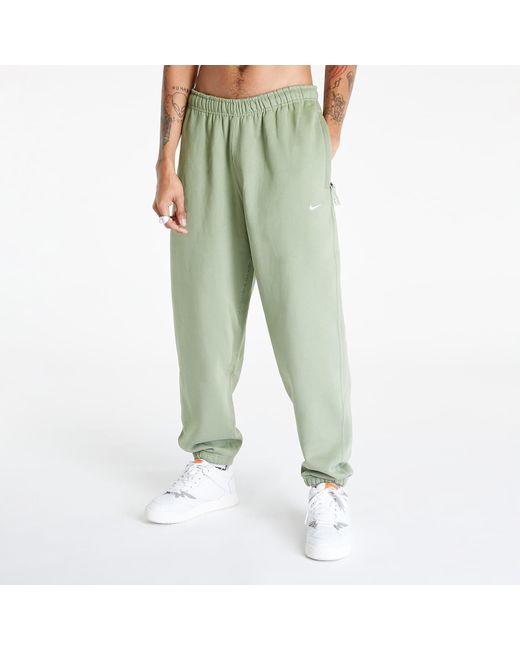 Nike Lab Solo Swoosh Fleece Pants Oil Green/ White für Herren | Lyst AT