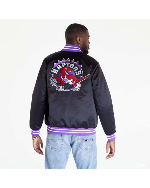 Mitchell & Ness Las Vegas Raiders NFL Heavyweight Satin Jacket in Black, Men's at Urban Outfitters