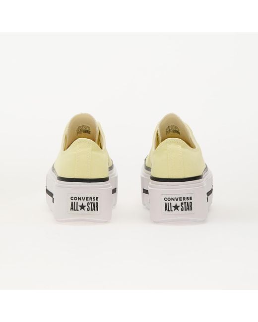 Converse White Sneakers Chuck Taylor All Star Lift Double Stack Lemon Slushy/ Eur