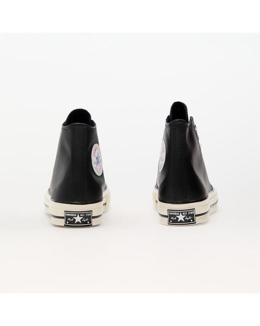 Baskets chuck 70 leather black/ white/ egret eur 42.5 Converse