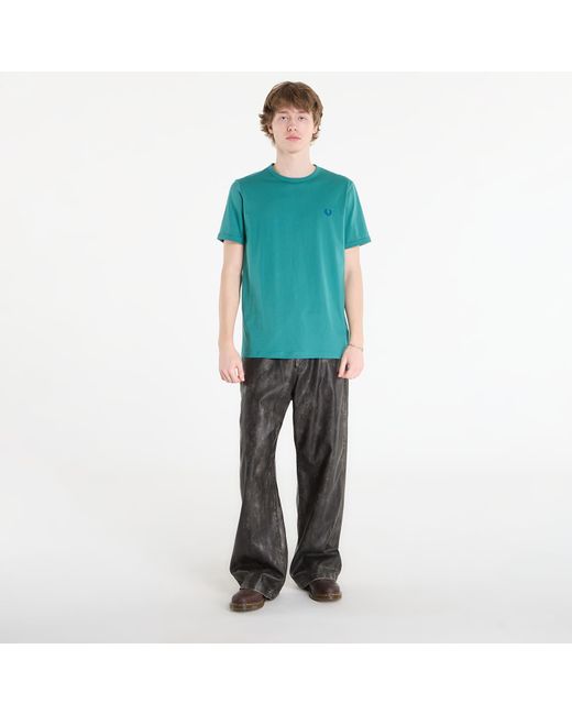Fred Perry T-Shirt Ringer T-Shirt in het Blue voor heren